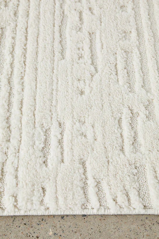 Serenade Ezra White Rug - Image 4