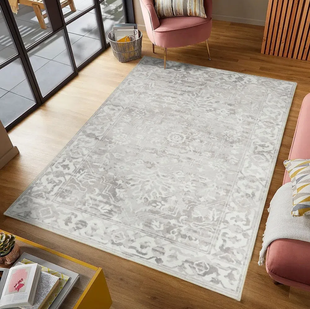 Shay Beige Machine Washable Rug - Image 3