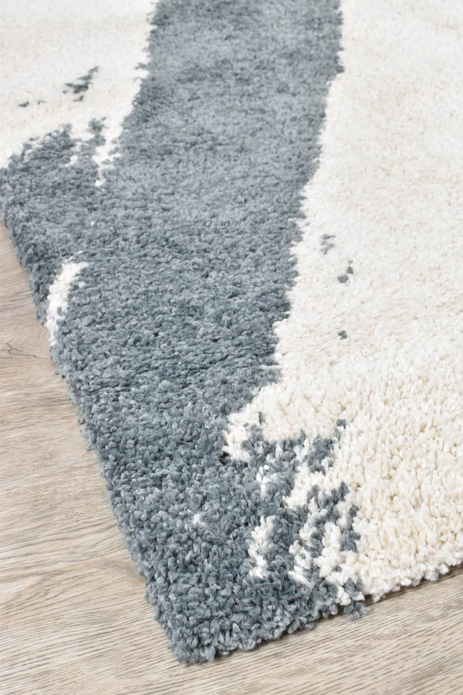 Elle 02 Grey Cream Rug - Image 3