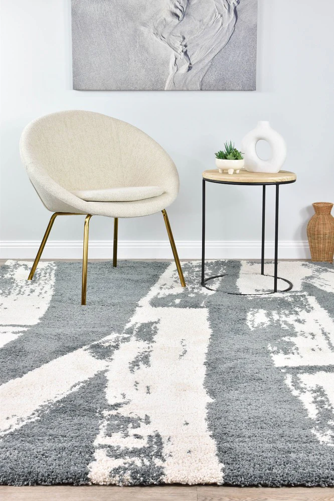 Elle 02 Grey Cream Rug - Image 9