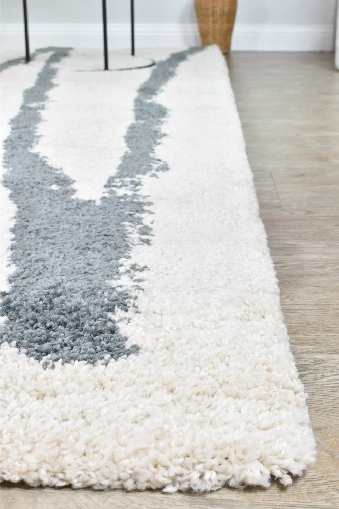 Elle 28 Cream Grey Rug - Image 4
