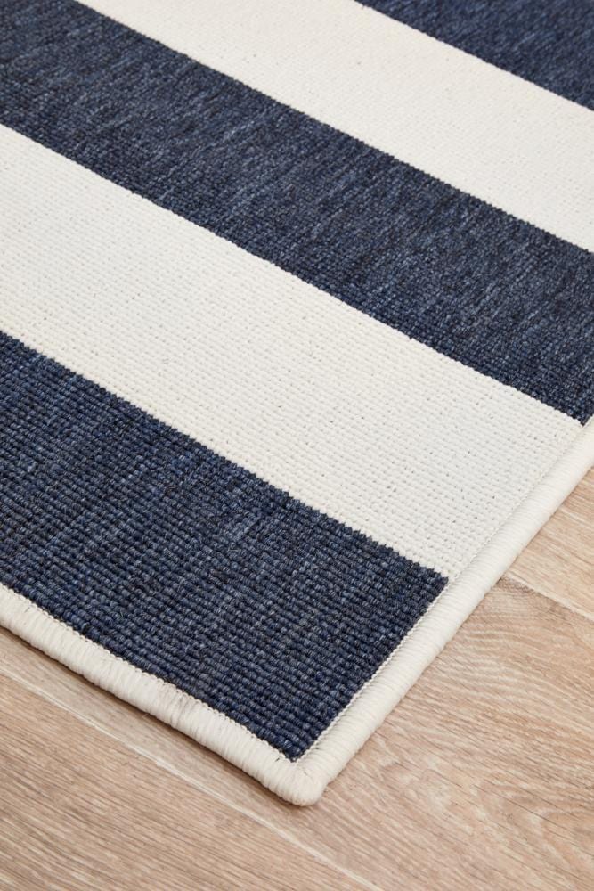 Seaside 4444 Navy White Rug - Image 7