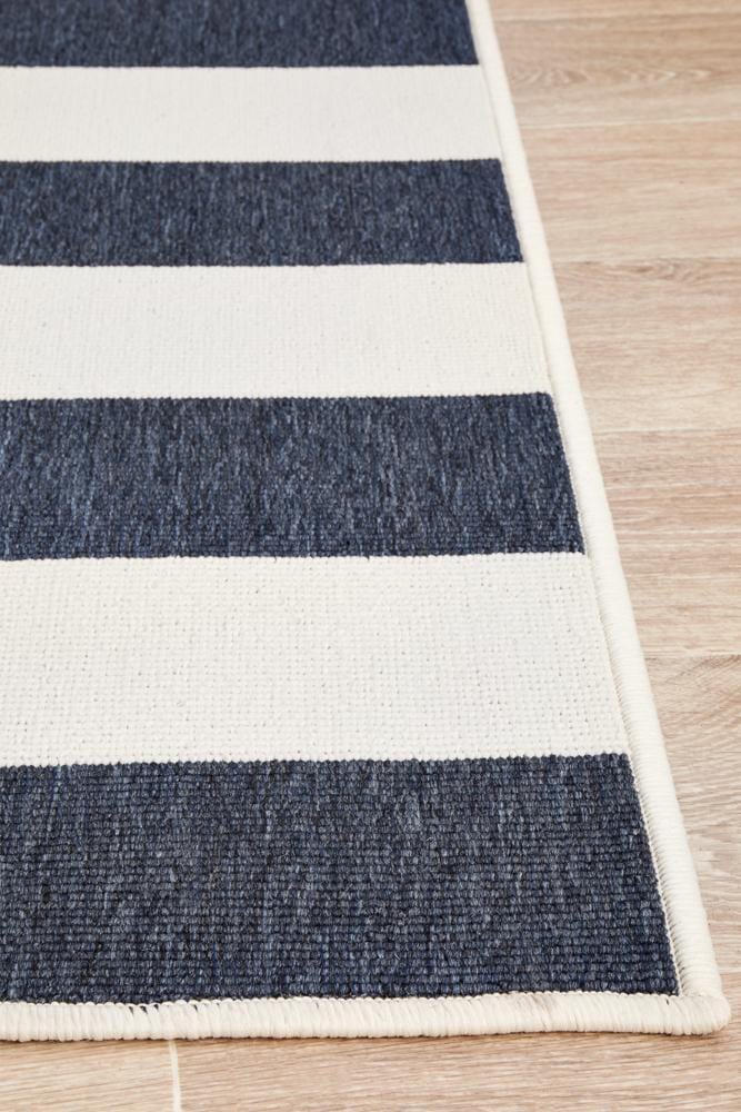 Seaside 4444 Navy White Rug - Image 8