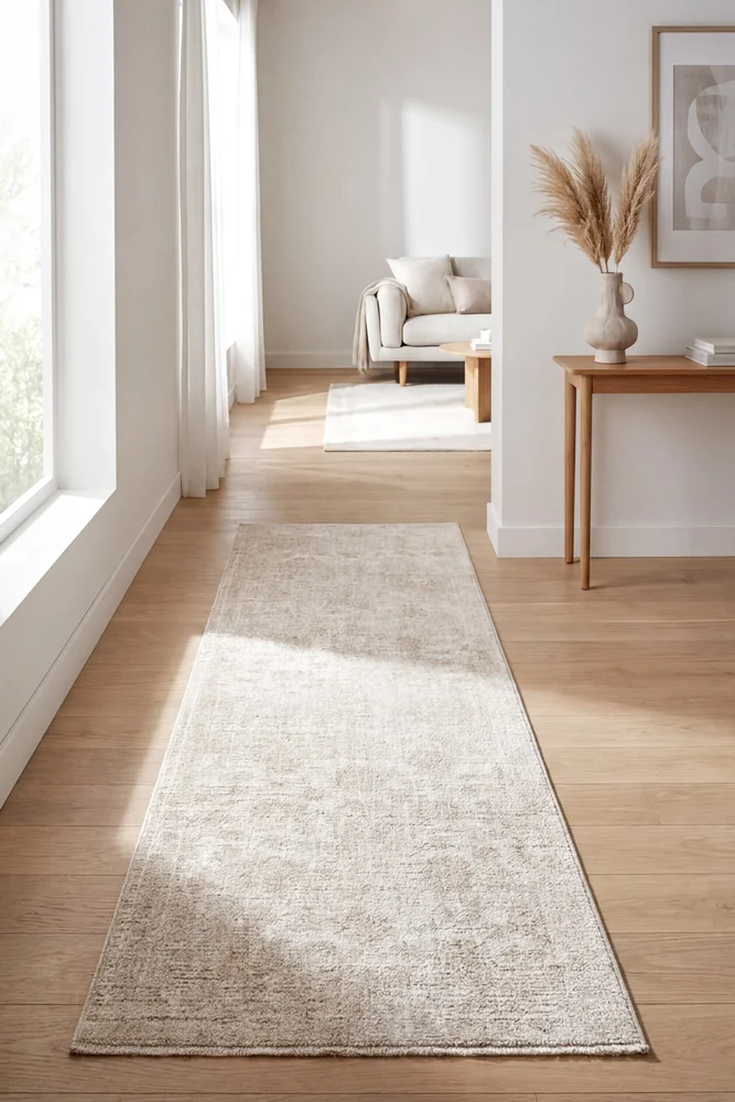 Steph And Gian Flora Husk Runner Rug