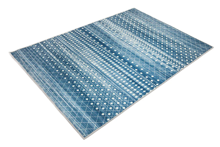 Subarashi Blue Non-Slip Rug - Image 4