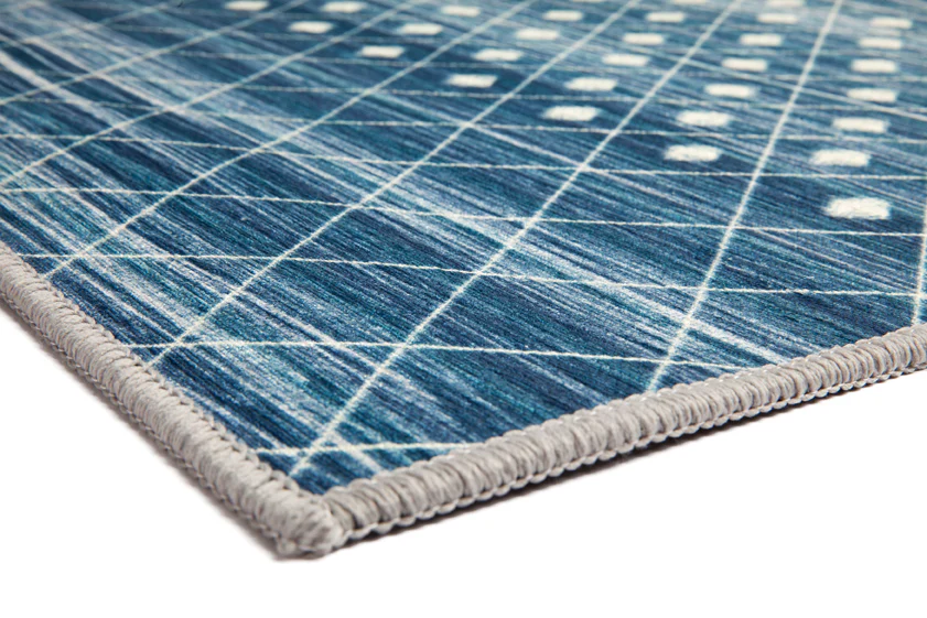 Subarashi Blue Non-Slip Rug - Image 5