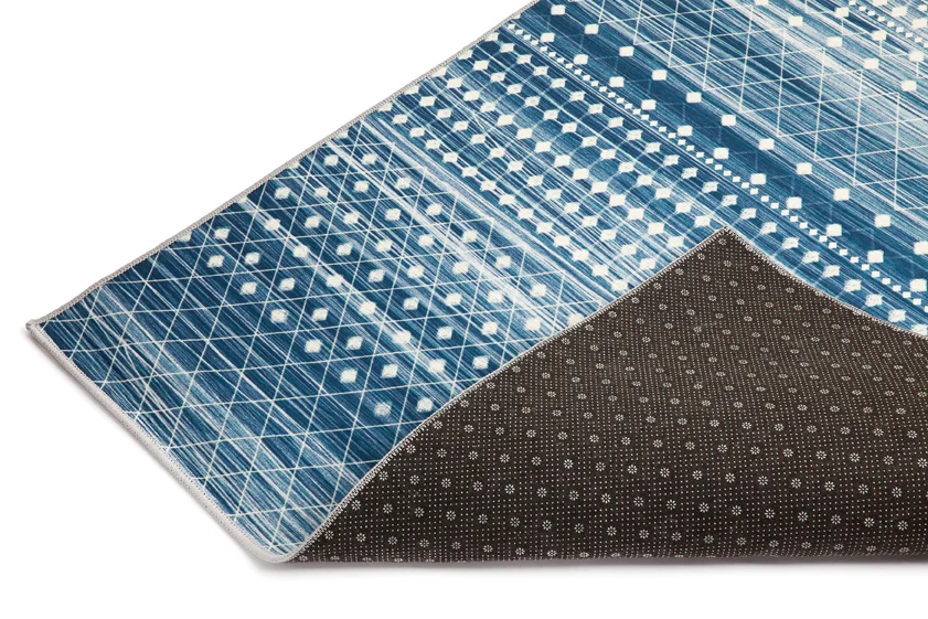 Subarashi Blue Non-Slip Rug - Image 6