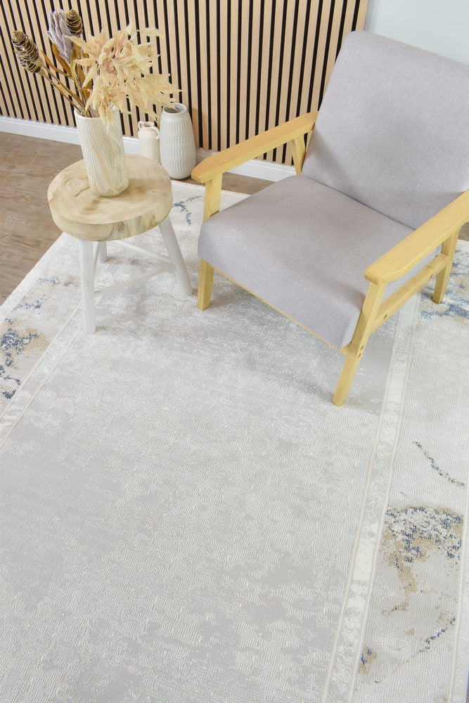 Eternal 266 Navy Cream Rug - Image 4