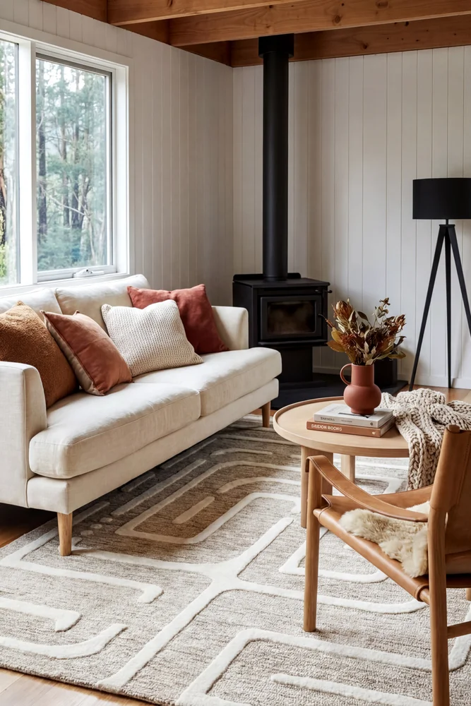 Summit Maze Linen Rug - Image 2