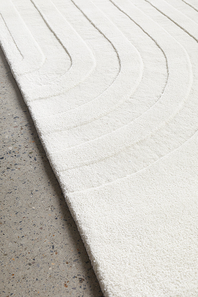 Summit Trail White Rug - Image 7
