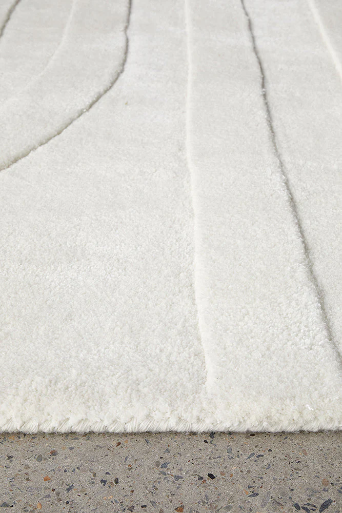 Summit Trail White Rug - Image 8