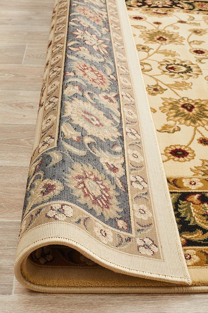 Sydney Classic Rug Ivory with Black Border - Image 8