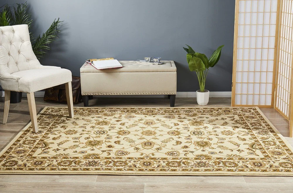 Sydney Classic Rug Ivory with Ivory Border - Image 3