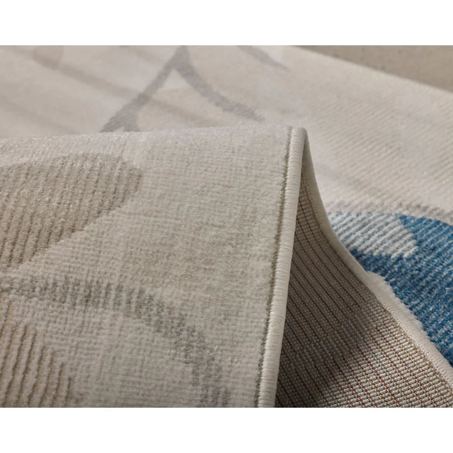 Tawang Navy and Cream Indoor Outdoor Rug - Image 5