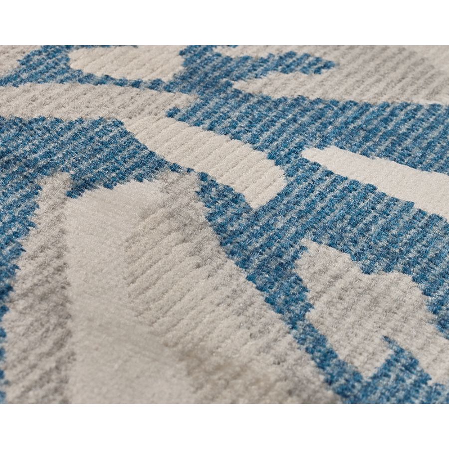 Tawang Navy and Cream Indoor Outdoor Rug - Image 8