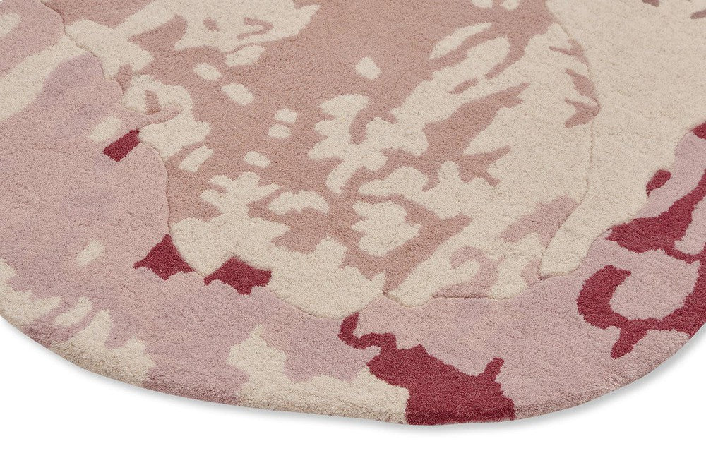 Ted Baker Shaped Magnolia Light Pink Round 162302 - Image 5