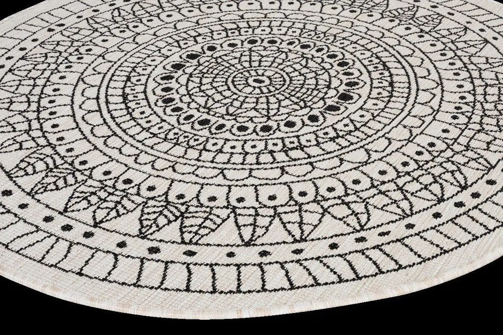 Terrazzo 39 Reversible Round Black - Image 7