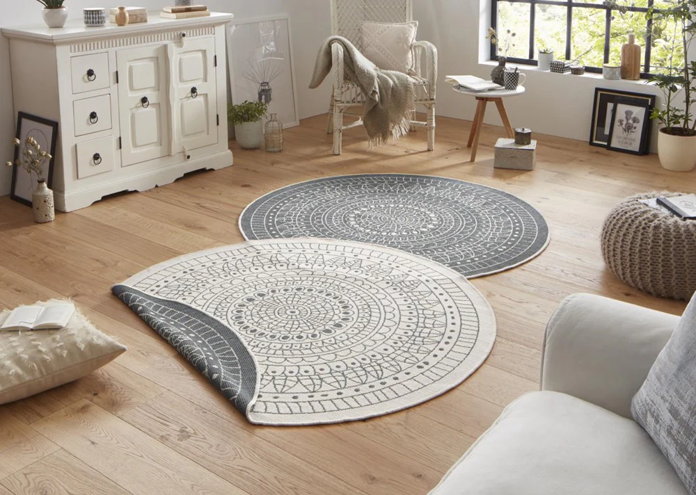 Terrazzo 39 Reversible Round Silver - Image 4