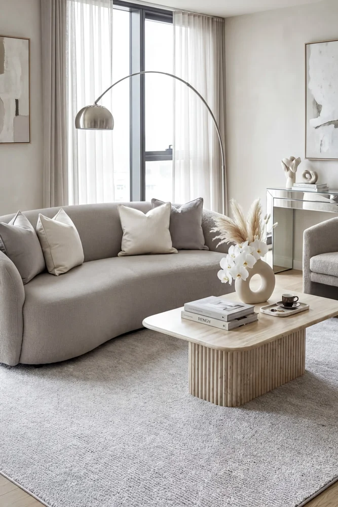 Contour Angelite Silver Rug - Image 2