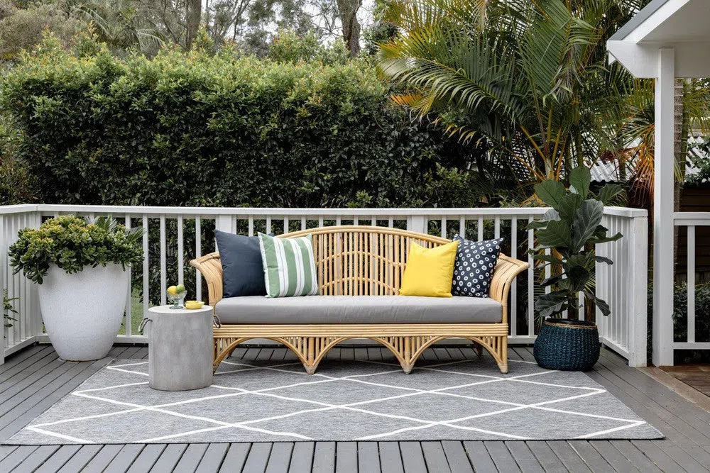 Tucson Aqua Green Outdoor Rug - Image 4