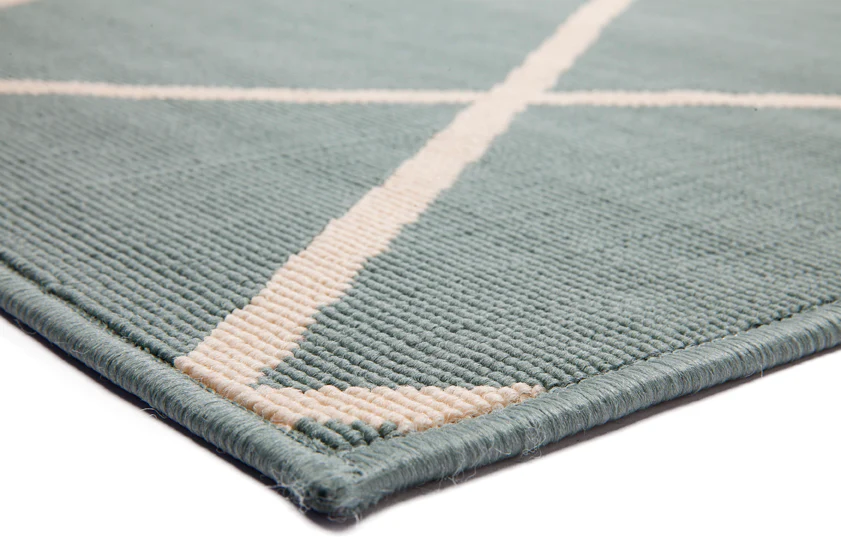 Tucson Aqua Green Outdoor Rug - Image 7