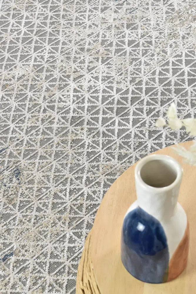 Havana 27 Grey Trellis Rug - Image 9