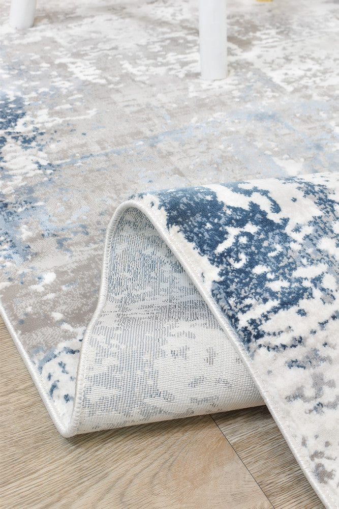 Eternal 97 Navy Grey Rug - Image 10