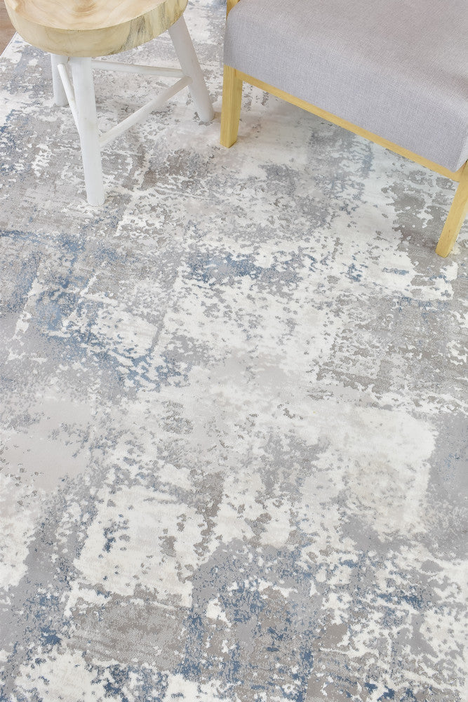 Eternal 97 Navy Grey Rug - Image 6