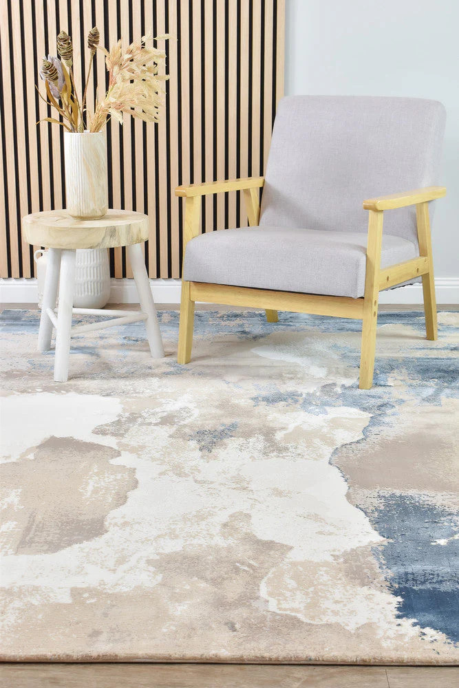 Eternal 99 Navy Beige Rug - Image 3