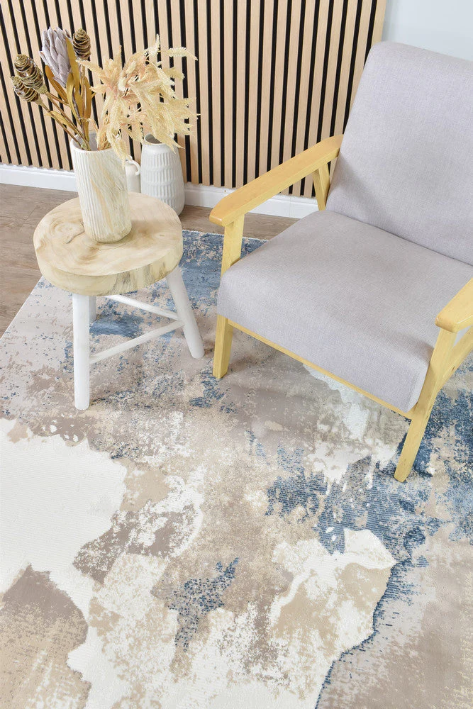 Eternal 99 Navy Beige Rug - Image 4
