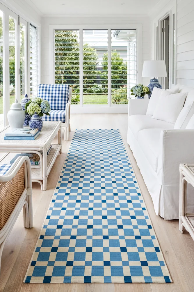 Vista Tito Blue Runner Rug