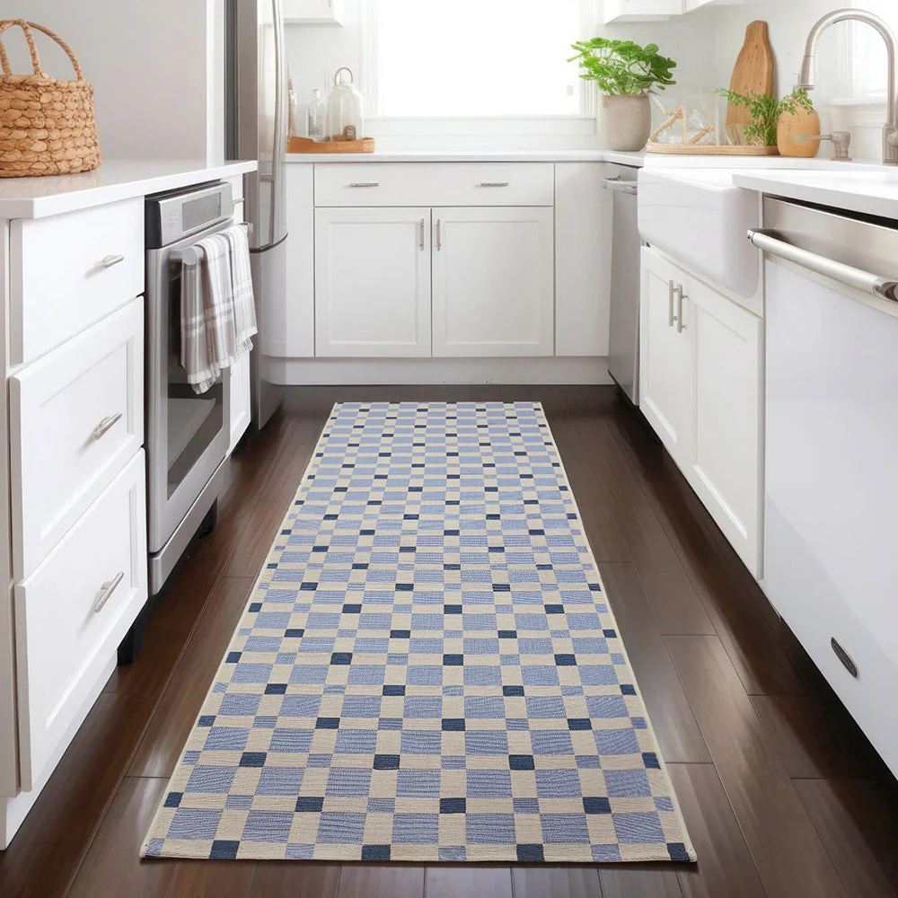 Vista Tito Blue Runner Rug - Image 4