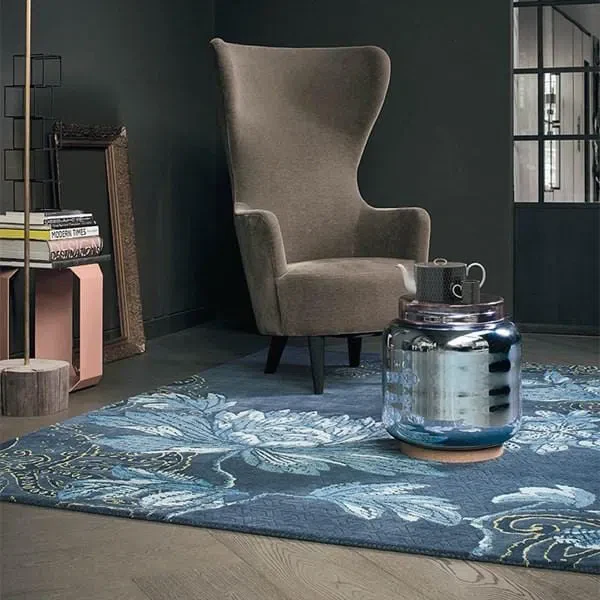 Wedgwood Fabled Floral Navy 37508 Rug - Image 3