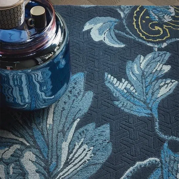 Wedgwood Fabled Floral Navy 37508 Rug - Image 4