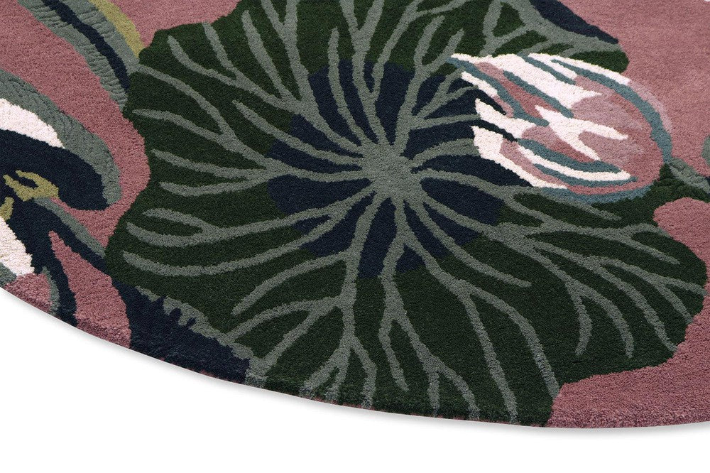 Wedgwood Waterlily Dusty Rose 038602 Round - Image 5