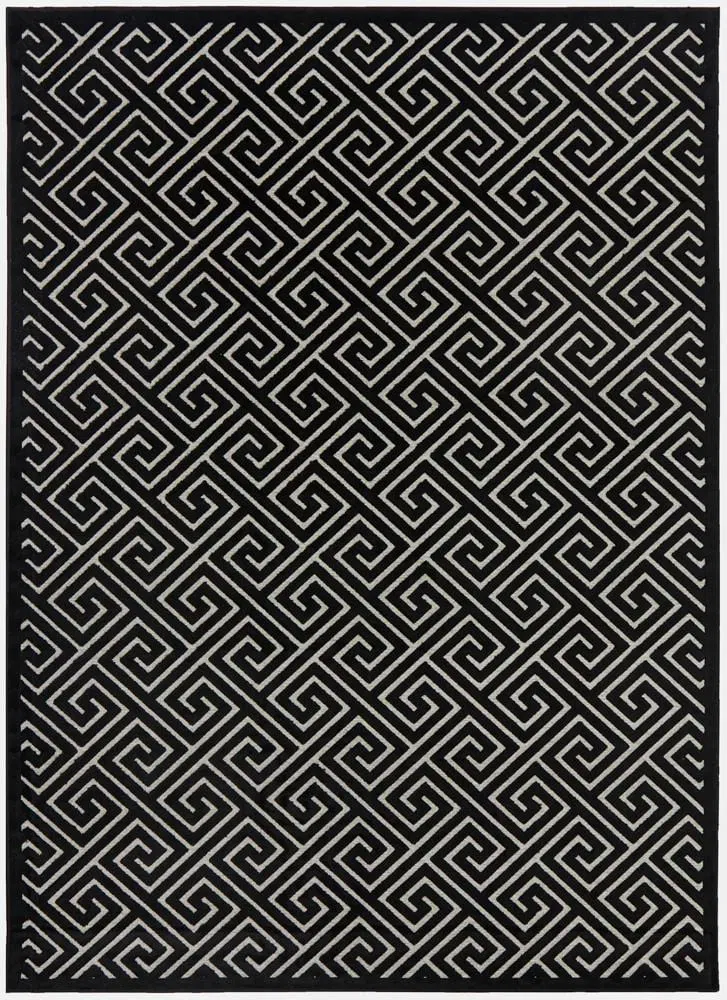 York Alice Black & Gold Rug