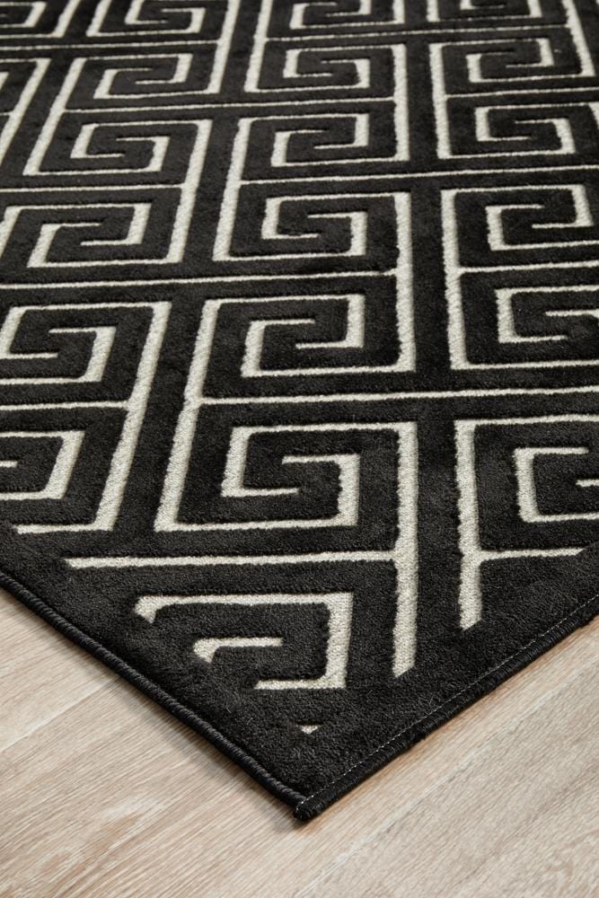 York Alice Black & Gold Rug - Image 6