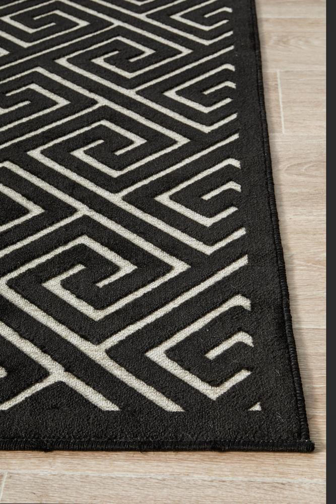 York Alice Black & Gold Rug - Image 7