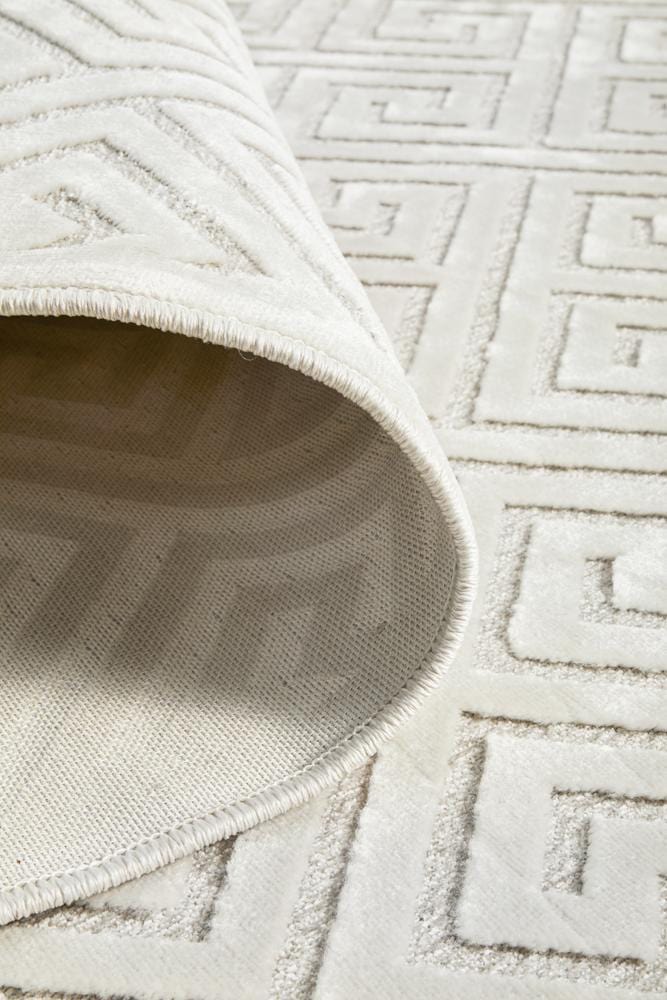 York Alice Natural White Rug - Image 10