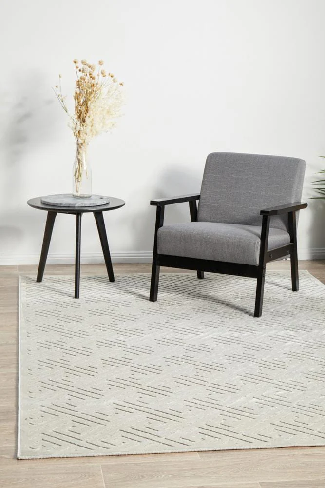 York Alice Natural White Rug - Image 3
