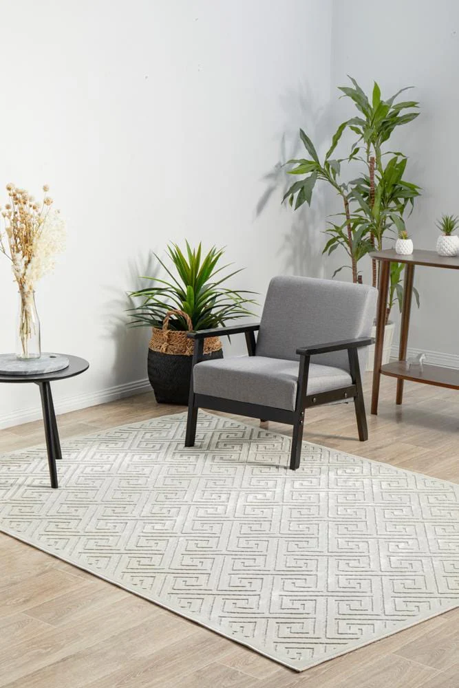 York Alice Natural White Rug - Image 4