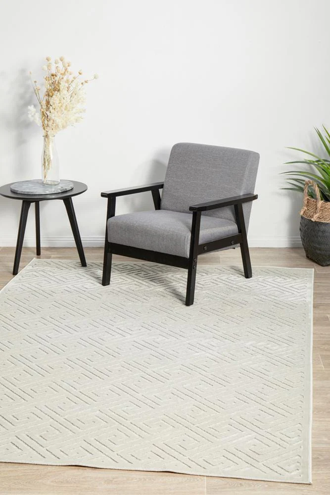 York Alice Natural White Rug - Image 5