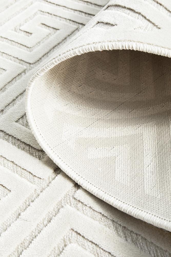 York Alice Natural White Runner Rug - Image 10