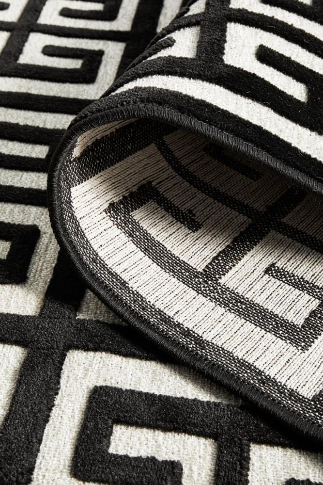 York Brenda Black & Gold Runner Rug - Image 10