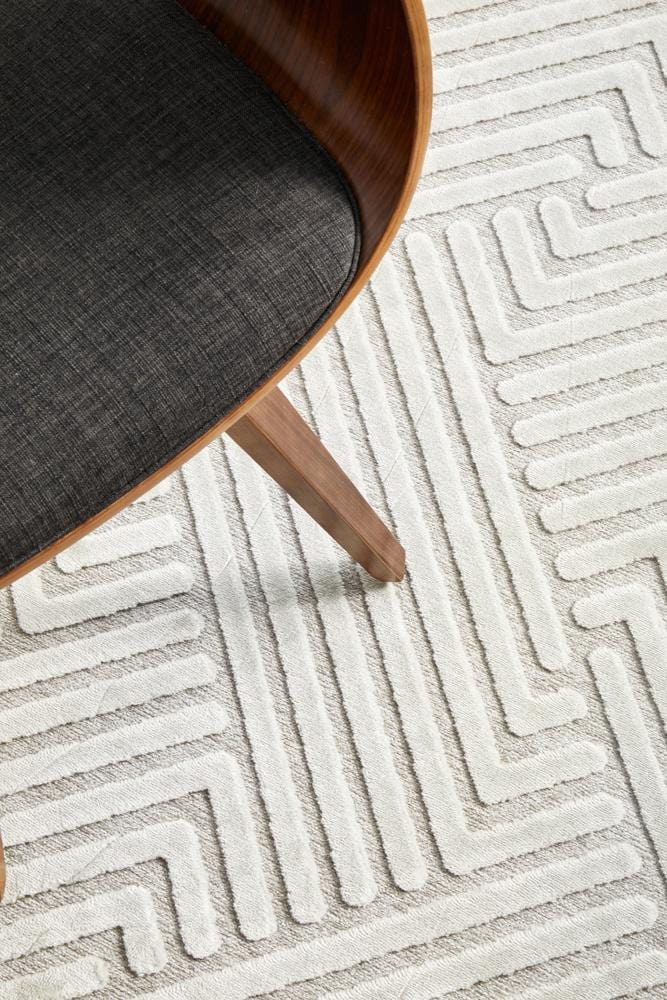 York Cindy Natural White Runner Rug - Image 9